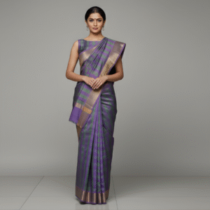 Chiralapattu Cotton – Purple & Green