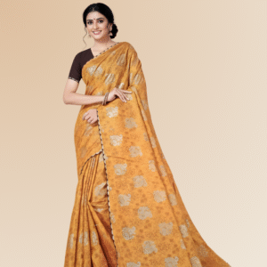 Sera Silk – Yellow (Ajrakh Silk)