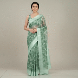 Mint Green with Emerald Detailing